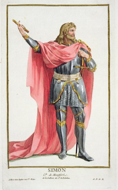 Simon de Montfort (c.1165-1218) da 